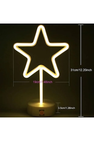 Periboia Yıldız Neon Led Lamba