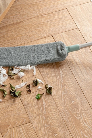 Ekostem Sihirli Mikrofiber Başlıklı Girintili Yüzey Dip Köşe Raf Temizleme Mopu
