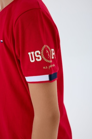 U.s. Polo Assn. Erkek Çocuk Kırmızı Bermuda Takım Us2424-c-v1 Kırmızı