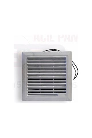 Rack Kabinet Fan Motoru 220v 120x120x38 Mm + Panjur 150x150mm