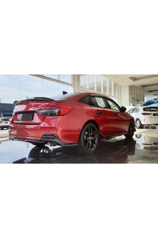 Honda Civic Fe1 2022 Rs Spoiler Parlak Siyah Boyalı