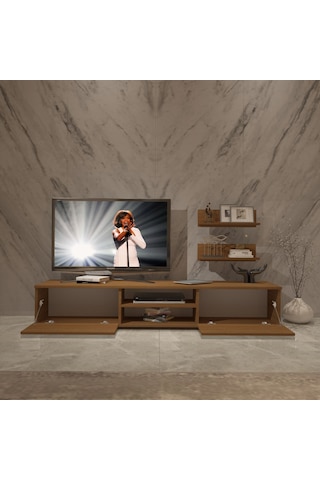 Decoraktiv Eko 4 Mdf Dvd Tv Ünitesi Tv Sehpası Ceviz
