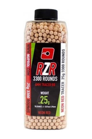 Nuprol Rzr 0.25 G 0,25 G Red Tracer Airsoft BB 3300 Adet