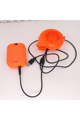 4xaa Kuru Pil Veya Usb İle Güçlendirilen Maskot Kafası Şişme Kostüm Fan 6v İçin Mini Fan Üfleyici