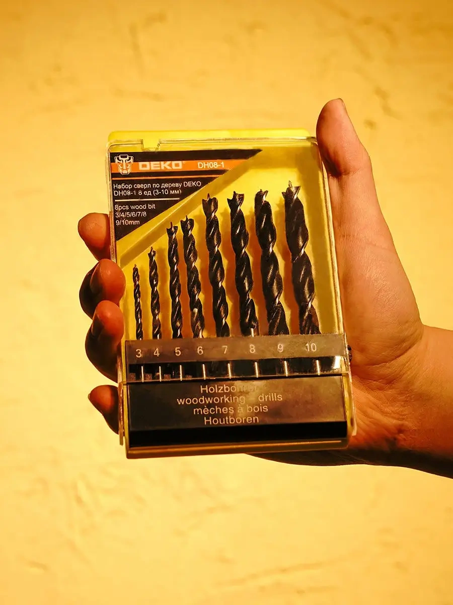 Deko Dh08-1 Ahşap Matkap Seti, 8 Parça 3-10 Mm 17885221