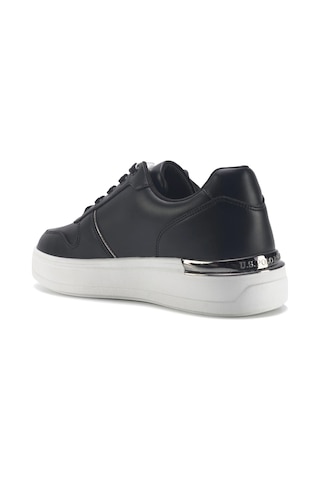 U.S. Polo Assn. Alka Kadın Sneaker Ayakkabı Ckr00817 Siyah - Beyaz