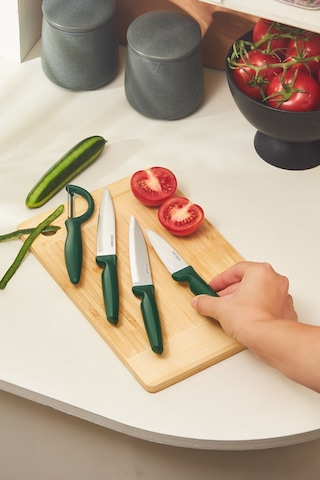 Dr. Inox 4 Parça Bıçak Seti Yeşil