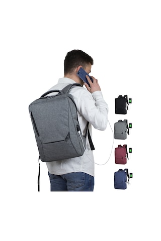 My Valice Smart Bag Active Usb Şarj Girişli Slim Sırt Çantası