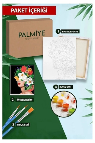 Sayılarla Boyama Tuval Seti 40x50 Cm - Mescid-i Nebevi