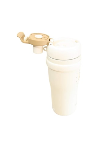 Shotay St-8918 Çift Kullanım Pipetli/rahat İçim Beyaz 720ml Çelik Termos Diğer