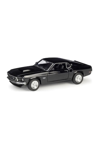 Welly 1969 Ford Mustang Boss 429 Siyah 1 24 Model Araba