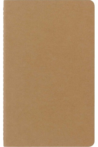 Moleskine Çizgili Cahier Not Defteri 3 Lü Set L Boy Kraft Kahve