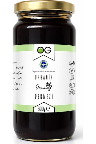 OG natural Organik Üzüm Pekmezi 6 Ay 300 G OG natural Organik Üzüm Pekmezi 6 Ay 300 G