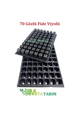 70 Göz Fide Viyolu, 3 Adet, Fide Viyolü, Fidelik (394050206)
