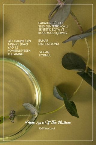 Bade Natural Okaliptüs Uçucu Yağı %100 Saf 10 ML