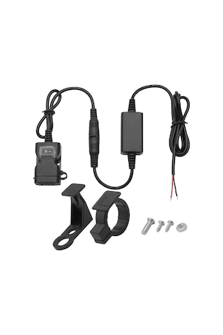 Motosiklet 2'Li Usb Sarj Aleti Hızlı Şarj Kolay Montaj Sigortalı