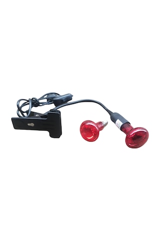 İnfi̇rared Isıtıcı Lamba 40 Watt 2 Lamba 1 Armatür Sürüngen Isıtıcı