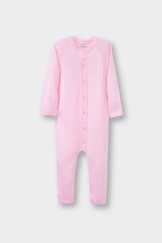 Defacto Kız Bebek Yenidoğan Triko Uzun Kollu Tulum F3225a525wnpn364 Pembe