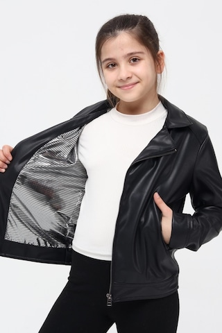 Benitto Kids Benittokids Kız Çocuk Deri Ceket 51262 001