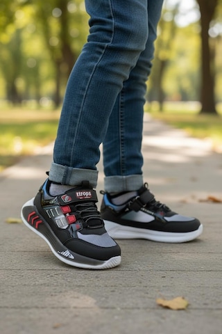 Tuğba Ortopedi 028 Çocuk Rahat Sneaker Siyah/kırmızı