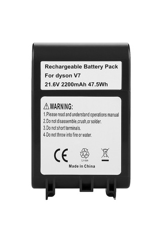 Bloomnest V7 Serisi Pil İçin 21.6v Süpürge Aksesuarları, 2200mah Kapasiteli Pil Yedek Gücü