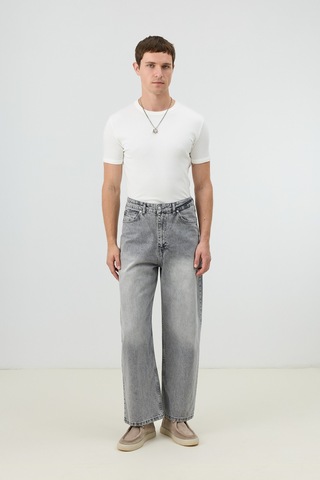 Antioch Relax Fit Erkek Jean Gri