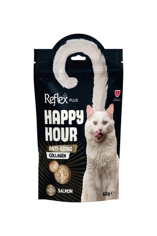 Buradabulabilirsin Reflex Happy Hour Cat Anti-aging Collagen Kedi Ödül Maması 60 Gr Bbz