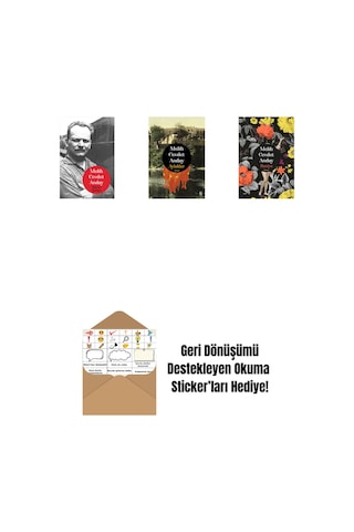 Melih Cevdet Anday - Bütün Şiirleri Ciltli + Aylaklar Ciltli + Raziye Ciltli + Okuma Sticker'ları
