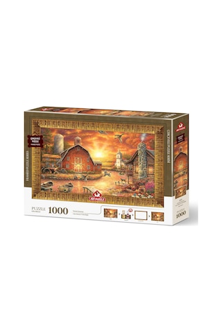 Art Puzzle Gün Batımı Yolculuğu 1000 Parça Çerçeveli Puzzle