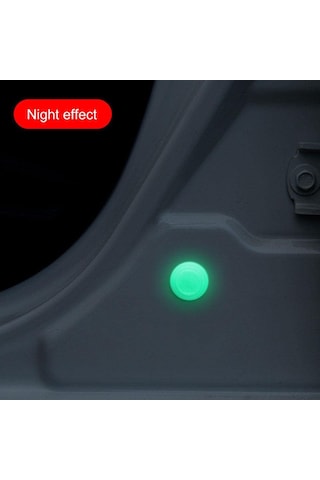 Lemestar Araç Kapısı Anti-çarpma Yastığı 10 Adet Siyah Etiksiz Silikon Tampon Suv Kamyonet Araç Aksesuarı 9210a