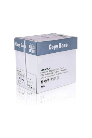 Copy Boss A4 Fotokopi Kağıdı 80gr 5 Paket 2500 Yaprak 1 Koli A4