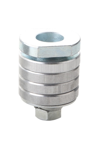 Singree M10/m14 Vida Bağlantılı Çelik Açılı Taşlama Adaptörü - 44.3x32x17mm Gümüş Renk