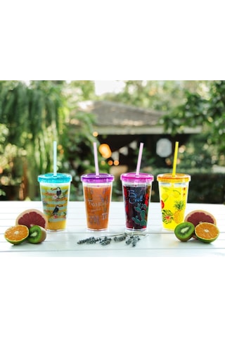 Herevin 660 Cc Desenli Pipetli Bardak