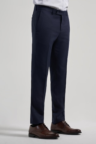 İmza Koyu Lacivert Esnek Yandan Cepli Slim Fit Classic Pantolon 1003250160 Koyu Lacivert