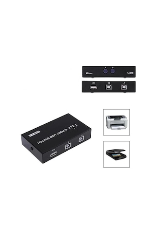 PrimeX PX-5020 2 Port Manuel USB Yazıcı Çoklayıcı