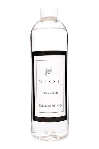 MİSSİ 400 ML BLACK VANİLYA KOKULU KANDİL YAĞI
