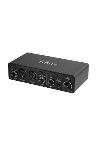 Fifine Ampli 3 Usb Stüdyo Ses Kartı 2 Giriş 2 Çıkış 24bit/192khz Windows/mac/ıos/android