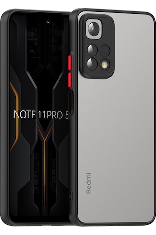 Zore Redmi Note 11 Pro 5g Kılıf Msra Hux Kapak - Lacivert Lacivert