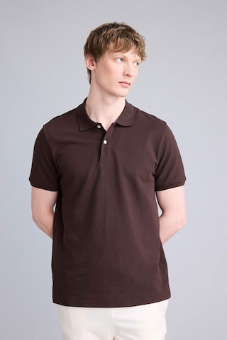 Defacto %100 Pamuk Polo Tişört E9504ax26spbn267 Kahve-bn267