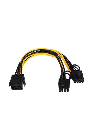 Molix PCI-E 8 Pin Dişi - 2x (6+2) Erkek Kablo Ekran Kartı Uzatma Kablo