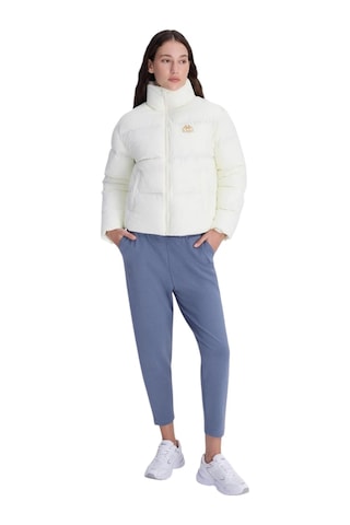 Kappa Authentic Arya Kadın Beyaz Regular Fit Şişme Mont Beyaz