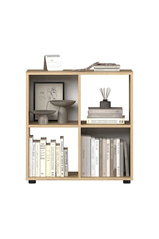 Cubic Kitaplık Florida Meşe 70x72x30 Cm Kahverengi