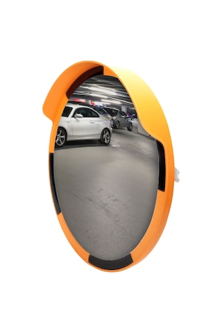 Otopark Çıkış Aynası Trafik Ayna Direği Seti Trafik Güvenlik Aynası 80 Cm Ve 2.5m Ayna Direği