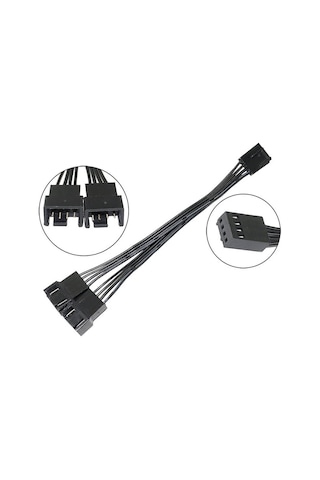 Pwm 4 Pin Fan Çoklayıcı Fan Splitter Fan Çoğaltıcı 4/4 Pin