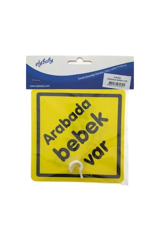 Arabada Bebek Var Vantuzlu Sticker Arabada Bebek Var Vantuzlu Sticker