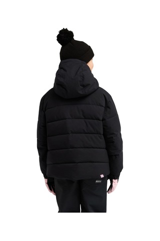 Roxy Roxy Snowyhill Puffy Girl Jk Kız Çocuk Siyah Snowboard Ceketi 11793 Siyah