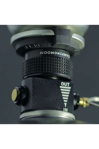 Fortunelane Dağcı Düz Gaz Tankı Adaptörü, Kartuşlı Ofen Bağlantı, Hızlı Montaj, Sızıntısız, Doğa Yemeği Isıtma, Siyah Alüminyum Siyah