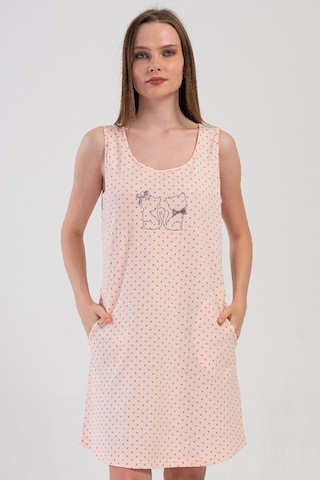 Vienetta Kadın Kalın Askı Baby Pink Tunik C6t1n5o804 Pembe