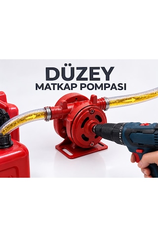 Düzey Matkap Pompası Preimum Alüminyum Gövde-mazot Aktarma