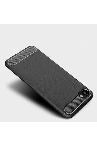 Htc Desire 12 Kılıf Zore Room Silikon Kapak Gri